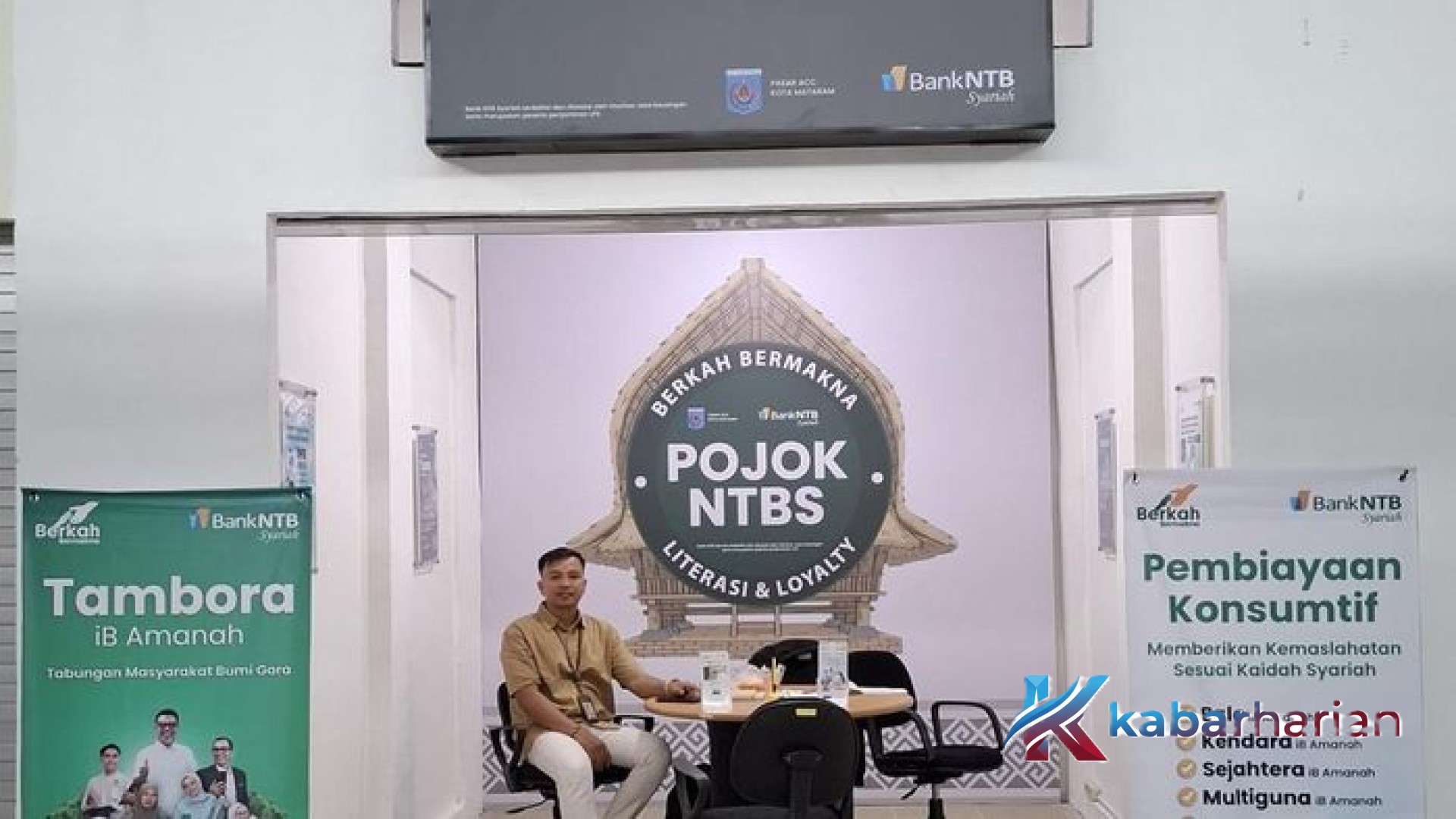 Transformasi Digital Pasar Tradisional: Bank NTB Syariah Resmi Operasikan POJOK NTBS di Pasar Acc Ampenan