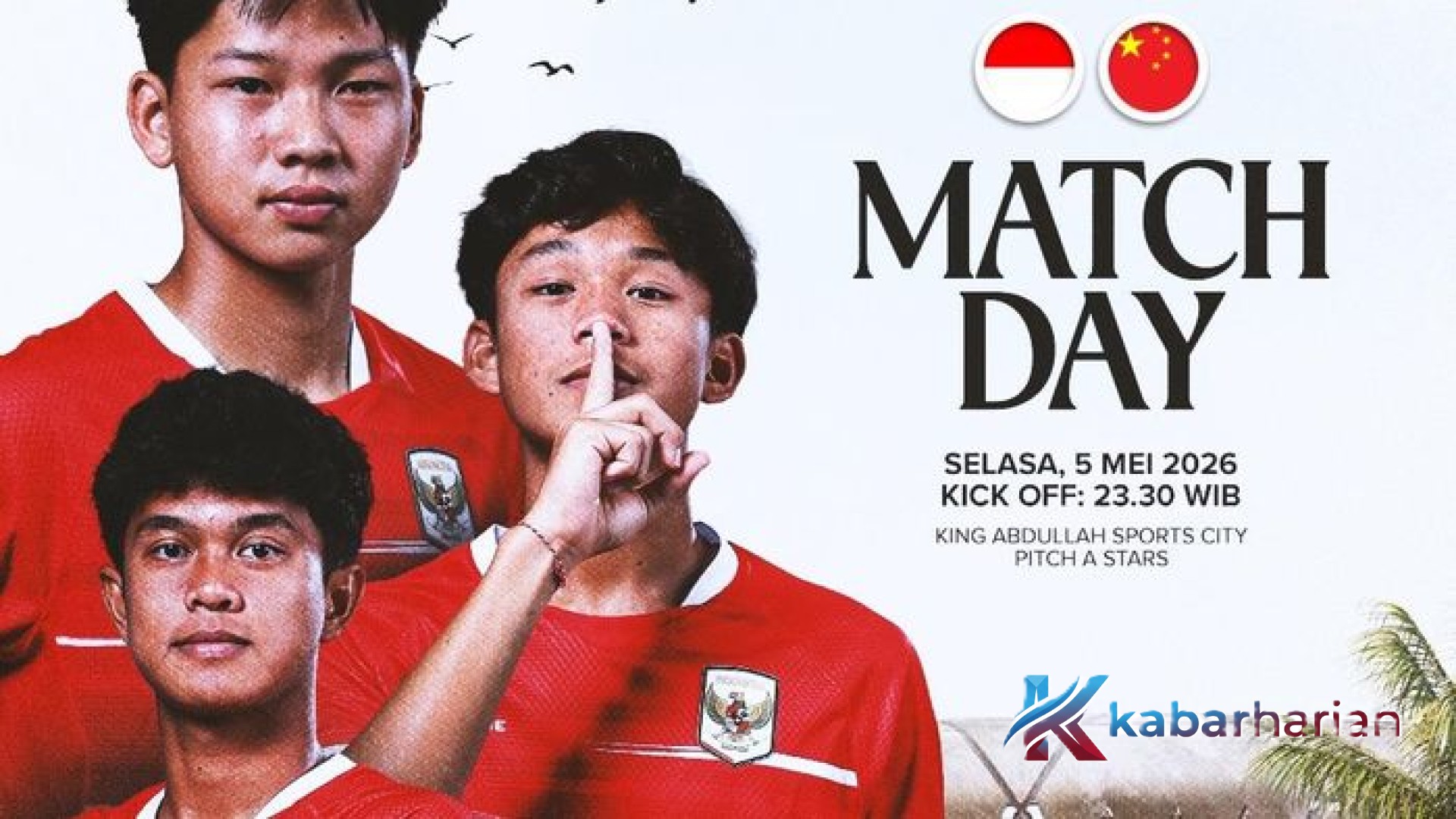 Prediksi dan Link Live Streaming Timnas Indonesia U-17 vs China U-17 di Piala Asia 2026: Langkah Awal Garuda Muda Menuju Piala Dunia