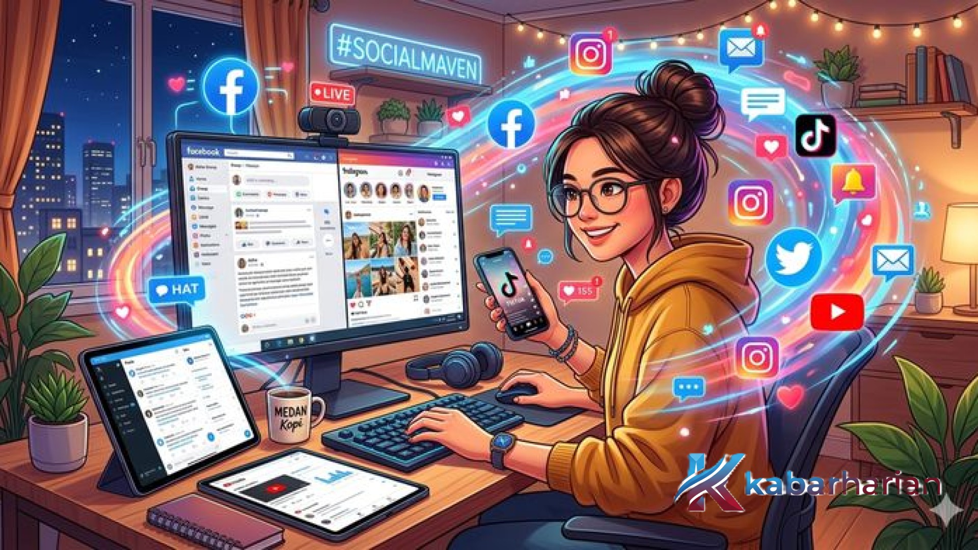 Waspada Digital Amnesia: Bagaimana Multitasking Media Sosial Diam-diam Mengikis Daya Ingat Anda